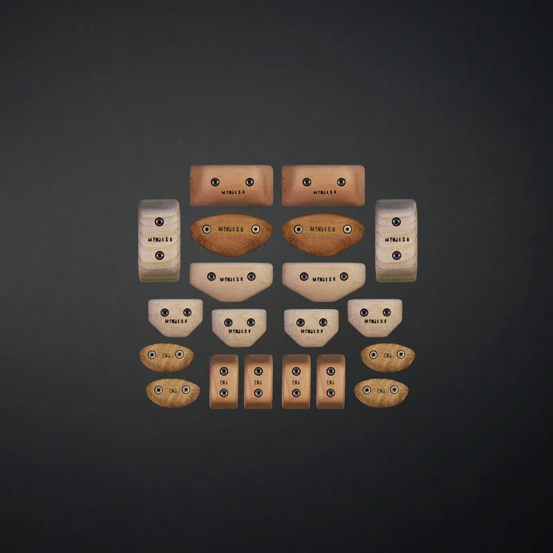 Set base - prese arrampicata legno - WHISE